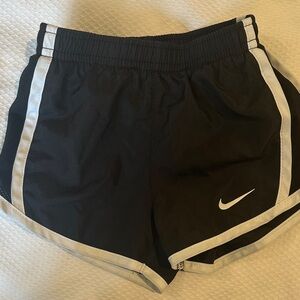 Nike Kids Black Shorts with White Trim